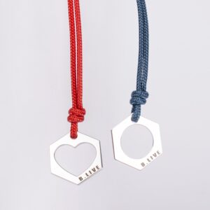 Collana con charm di argento