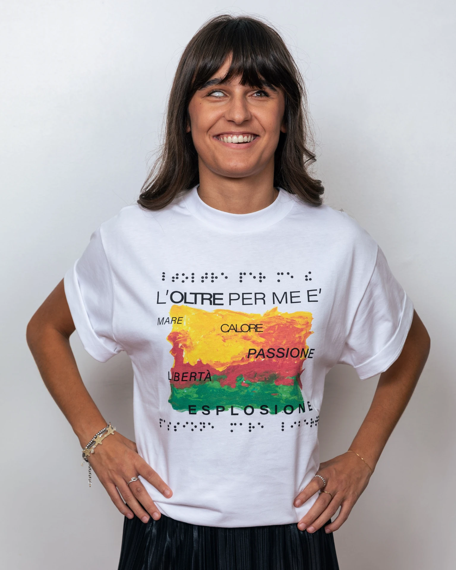 T-shirt Wear Your Voice - L'oltre - immagine 3